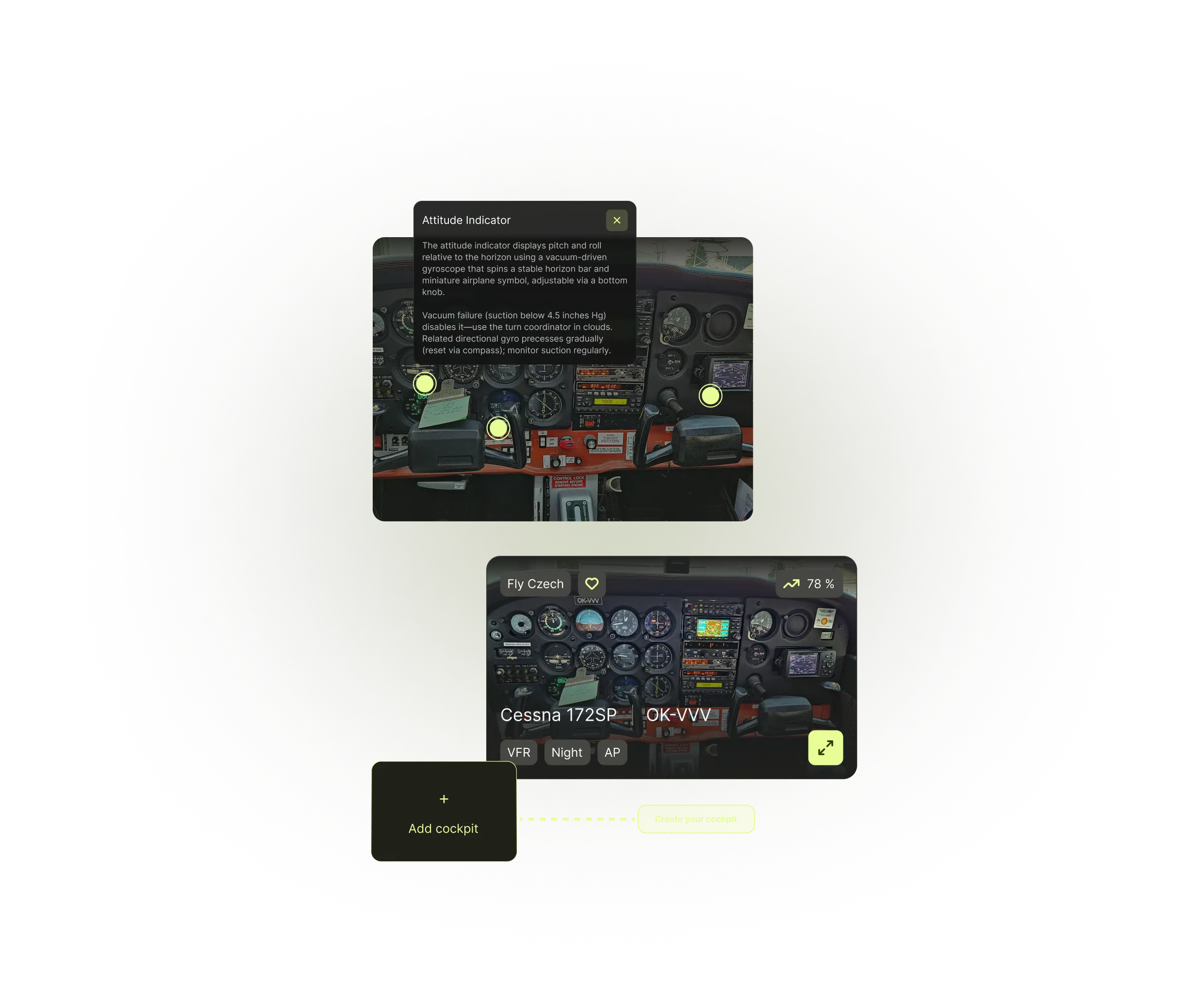 Zenit interactive cockpit